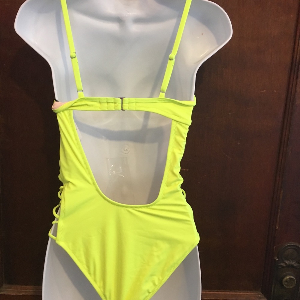 Shade Shore Sexy Swimsuit Neon Yellow - Picture 2 of 5